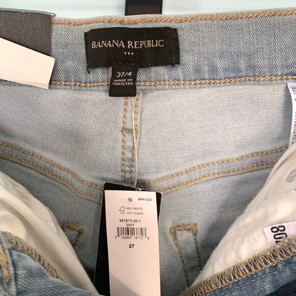 NWT Banana Republic Factory 10" Jean Shorts in Light Wash Size 4/27 - Picture 4 of 6